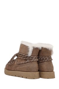 بوت تدی جیر زنانه ویزون بنددار لژدار دری مد