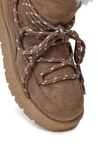 بوت تدی جیر زنانه ویزون بنددار لژدار دری مد