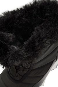 بوت زنانه مشکی بندی زیره ضخیم ضدآب دری‌مد