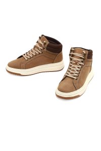 بوت نبوک مردانه بژ بندی زیره ضخیم دری‌مد