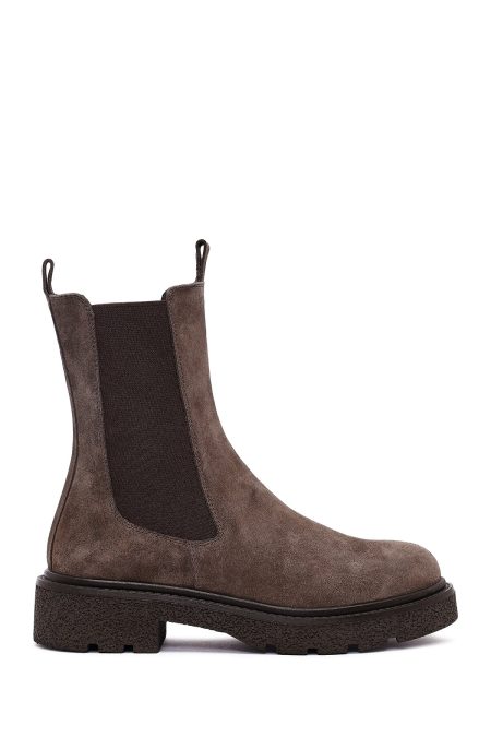 بوت چلسی جیر زنانه ویزون زیره ضخیم دری‌مد