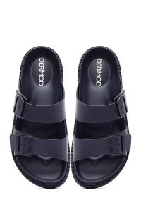 دمپایی مردانه سرمه‌ای دری مد