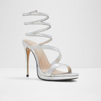 صندل پاشنه دار مجلسی زنانه نقره ای آلدو KATSWIRL – ALDO