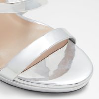 صندل پاشنه دار مجلسی زنانه نقره ای آلدو KATSWIRL – ALDO