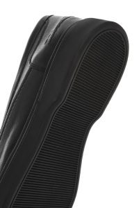 لوفر زنانه مشکی پاپیونی چرم بند دار دری مد