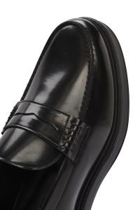 لوفر مردانه چرم مشکی کلاسیک دری مد