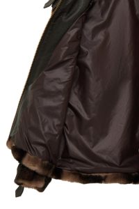 کاپشن چرمی تدی زنانه قهوه‌ای Anabel دری مد