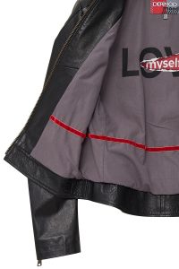 کت چرم کوتاه مشکی زنانه Prima دری مد