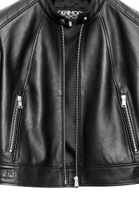 کت چرمی زنانه مشکی کوتاه Missy دری مد