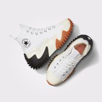 کتونی لژدار کانورس Run Star Motion سفید مردانه و زنانه اورجینال