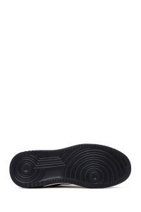 کتونی مردانه طوسی بندی جیر چرمی دری مد