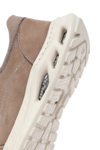 کتونی مردانه ویزون بندی جیر چرمی دری مد