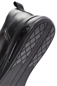 کتونی مردانه چرمی مشکی بندی دری مد