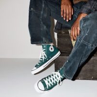 کتونی کانورس آل‌استار Chuck Taylor All Star سبز مردانه و زنانه اورجینال