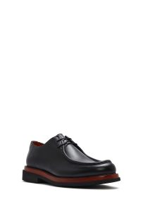 کفش مردانه چرم مشکی کژوال دری مد