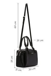 کیف زنانه مشکی دوشی بلند دری مد