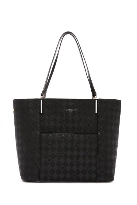 کیف زنانه مشکی چاپ‌دار دوشی دری مد