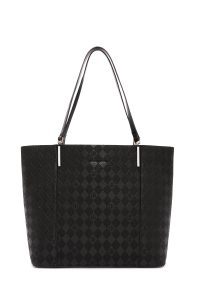 کیف زنانه مشکی چاپ‌دار دوشی دری مد