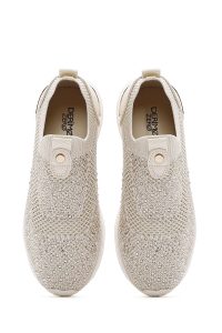 Derimod Zero کتونی زنونه بژ نگین‌دار