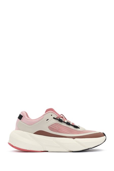 ACBC x DERIMOD کتونی زنونه صورتی بنددار با زیره ضخیم