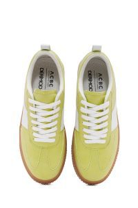 ACBC x Derimod Kadın Sarı Bağcıklı Süet Sneaker