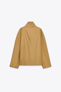 بارانی کوتاه زنانه مینیمال کالکشن ZW زارا – ZARA