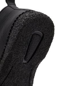 بوت اسپرت مردانه چرمی مشکی بندی دری مد