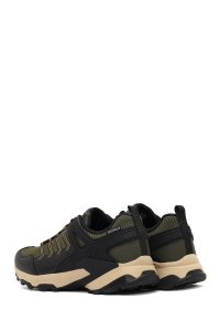 بوت اوتدور مردانه چرمی سبز ضدآب بندی دری مد