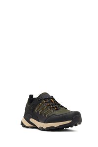 بوت اوتدور مردانه چرمی سبز ضدآب بندی دری مد