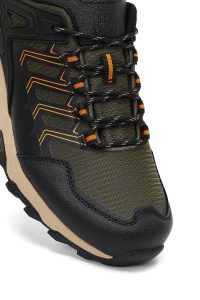 بوت اوتدور مردانه چرمی سبز ضدآب بندی دری مد