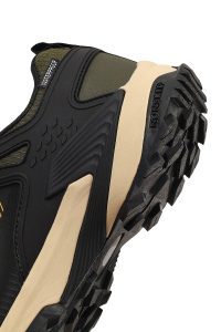 بوت اوتدور مردانه چرمی سبز ضدآب بندی دری مد