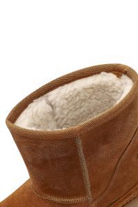 بوت تدی زنانه جیر قهوه ای دری مد