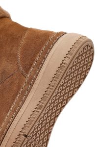 بوت جیر زنانه قهوه‌ای زیره ضخیم خزدار دری‌مد