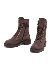 بوت جیر زنانه ویزون بندی زیپ‌دار دری‌مد