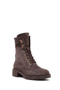 بوت جیر زنانه ویزون بندی زیپ‌دار دری‌مد