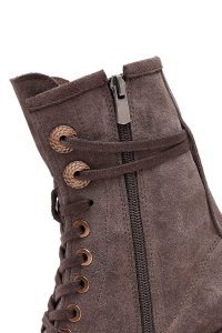 بوت جیر زنانه ویزون بندی زیپ‌دار دری‌مد