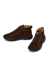 بوت جیر مردانه قهوه‌ای بندی دری‌مد