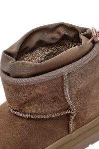 بوت زنانه تدی جیر صورتی لژدار دری مد