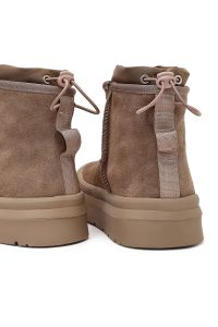 بوت زنانه تدی جیر صورتی لژدار دری مد