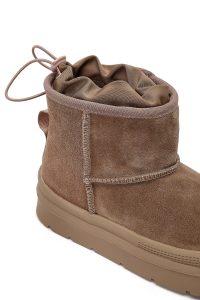 بوت زنانه تدی جیر صورتی لژدار دری مد