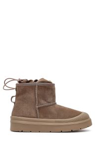 بوت زنانه تدی جیر صورتی لژدار دری مد