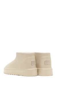 بوت زنانه تدی خزدار کرم دری مد