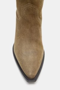 بوت زنانه جیر اسپلیت ساق‌بلند زارا – ZARA