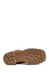 بوت زنانه جیر تابا زیپ‌دار پاشنه‌بلند ضخیم دری مد