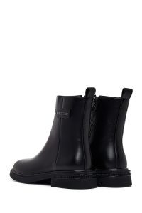 بوت زنانه مشکی زیپ‌دار دری مد