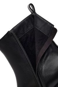 بوت زنانه مشکی زیپ‌دار دری مد