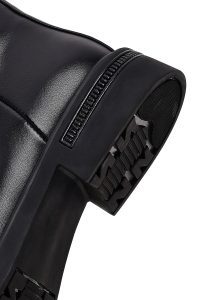 بوت زنانه مشکی زیپ‌دار دری مد