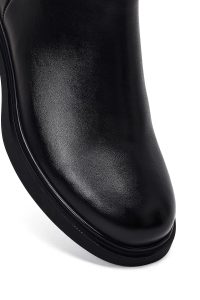 بوت زنانه مشکی زیپ‌دار دری مد