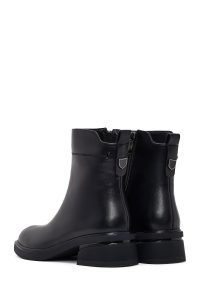 بوت زنانه مشکی زیپ‌دار دری مد