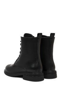 بوت زنانه مشکی زیپ‌دار مدل پستالی دری مد